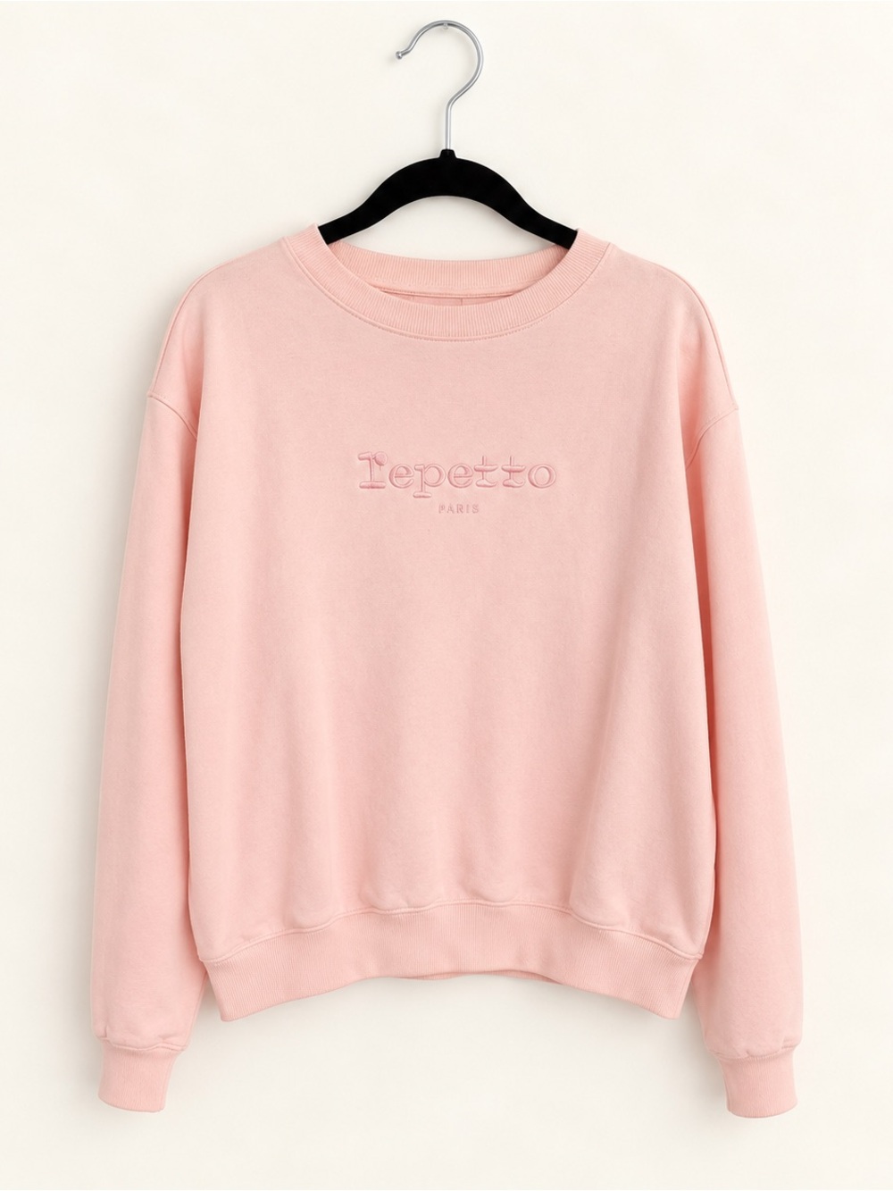 Repetto Paris Women's Pink Crewneck Sweatshirt